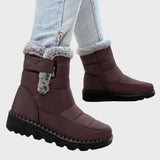 Nora | Botas de nieve aisladas con velcro