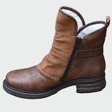 Botas de cuero de invierno para el confort diario