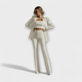 Selina - Elegante conjunto de 3 piezas (Blazer, Top, Pantalón)