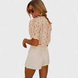 Barbora - Blusa Floreada