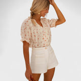 Barbora - Blusa Floreada