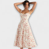Zipporas - Vestido a medida con estampado floral primaveral moderno