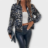 Raquel - Abrigo de Leopardo Elegante