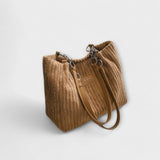 Cécile. - Bolso de hombro suave de pana