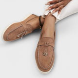 Veronika Sofisticados Mocasines Con Cordón Decorativo