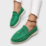 Veronika Sofisticados Mocasines Con Cordón Decorativo