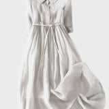 Vestido con Cuello Elegante