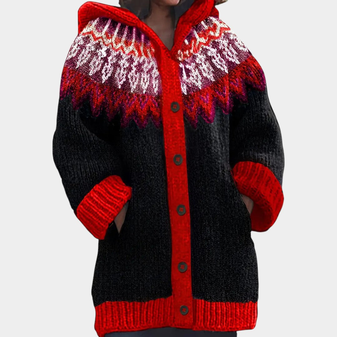 Klára - Cárdigan casual con capucha