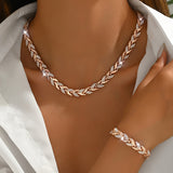 Sofie | Set brillante de collar y pulsera