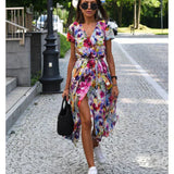 Petra - Vestido elegante con escote en V y corte moldeador