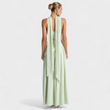 Malia - Vestido Corte asimétrico Menta