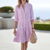 Anna – Vestido de Verano a Rayas