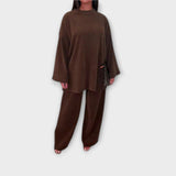 Ingrid - Conjunto para tallas grandes - Estilo acanalado