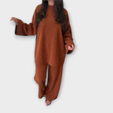 Ingrid - Conjunto para tallas grandes - Estilo acanalado