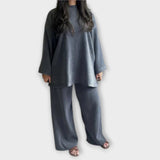 Ingrid - Conjunto para tallas grandes - Estilo acanalado