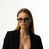 Gafas de sol con estampado de carey