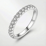 Anillo de compromiso de moissanita