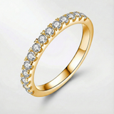 Anillo de compromiso de moissanita