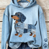 Estrella - Sudadera de mujer Patchwork Art motivo Jamnik