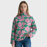 Angel | Jersey de cuello alto con estampado floral