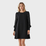 Elena | Vestido de cóctel con mangas de lentejuelas