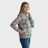 Angel | Jersey de cuello alto con estampado floral